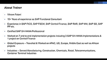 1 FI SAP S4 HANA Basics